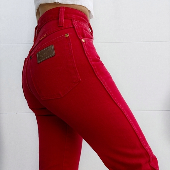 Wrangler Denim - Wrangler Vintage 90s Red Jeans
